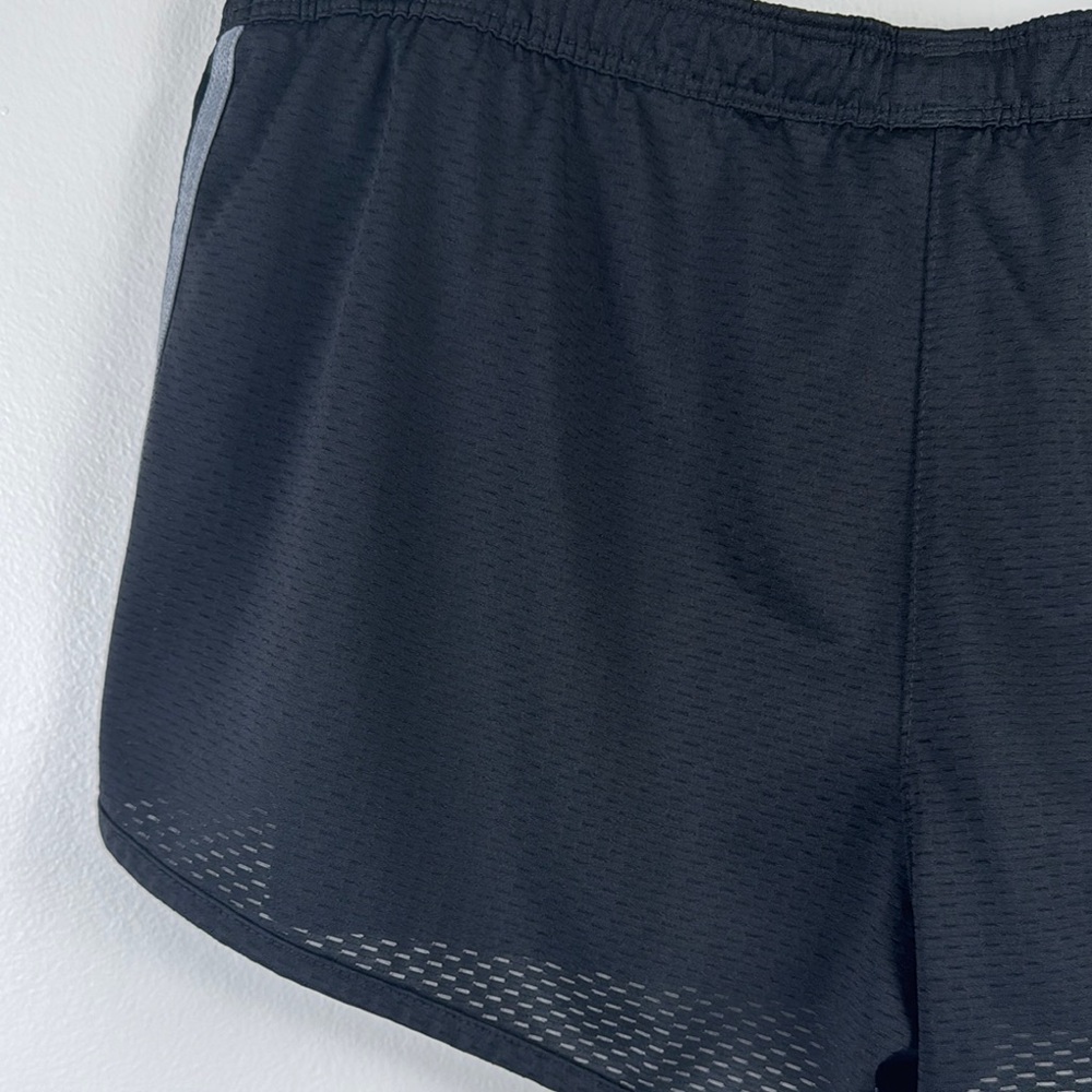 ✨3/$25✨  Adidas Black and Gray Athletic Shorts with Reflective Stripes - S - Picture 6 of 7